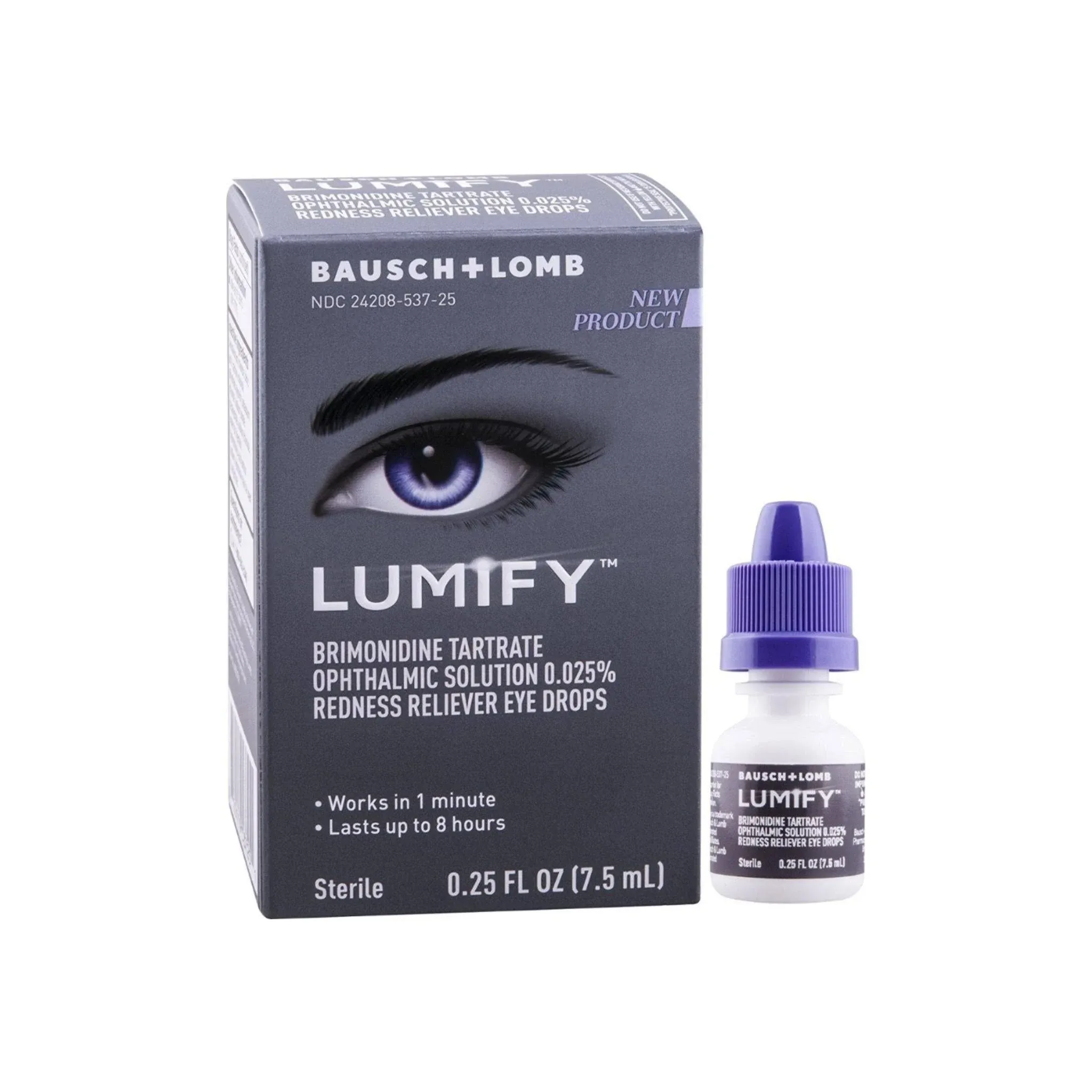 Lumify Eye Drops, Redness Reliever, Sterile - 0.25 fl oz