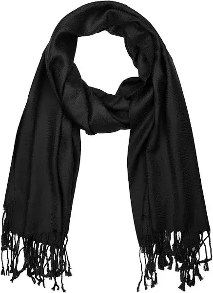 CTM Women's Classic Pashmina Shawl Wraps