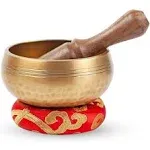 Tibetan Singing Bowl Set Bronze - Master Healing - Pure Tone by (3.5&#034;)