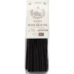 Morelli Squid Ink Pasta Linguine- Organic Italian Pasta - Black Pasta Noodles - Durum Wheat Semolina - Nero Di Seppia Made in Italy - 8.8oz / 250g (pack of 2)