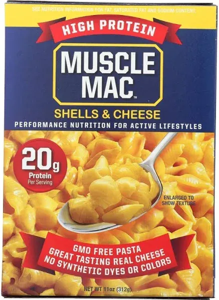 Muscle Mac High Protein Shells & Cheese