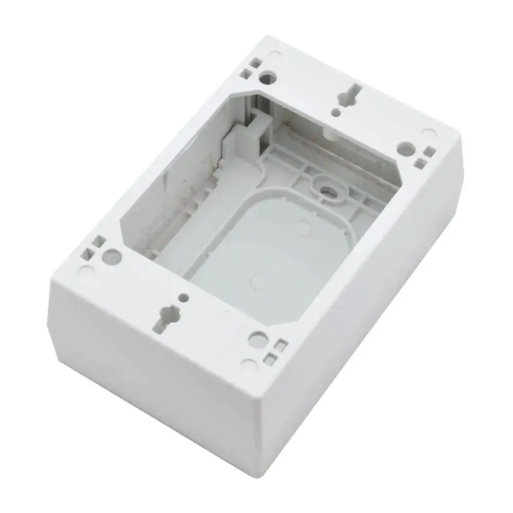 Legrand Wiremold NMW35 Nonmetallic Plastic Raceway for Extending Power, 1 Gang Extra Deep Outlet Box, 1 3/4" Deep, White (1 Pack)