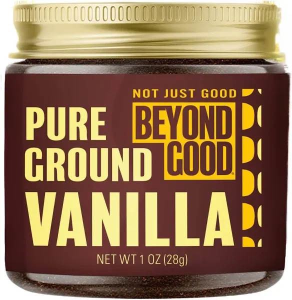 Pure Ground Vanilla Powder | Pure Madagascar Grade A Ground Vanilla Beans for Bakers, Chefs, Ice Cream Makers, and Home Cooks | Beyond Good Vanilla…