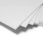 T-Sign Corrugated Plastic Sheets Coroplast Sign Blank Board, 24 x36 Inches 3/16 Inches Thick for A-Frame Replacement Poster Sheets, 2 Pack White 3okukck