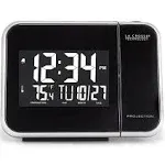 La Crosse Technology Projection Alarm Clock with Indoor Temperature