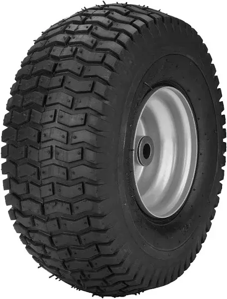 15x6.50-6&#034; Pneumatic Lawnmower Tire on Wheel 2-Ply Non-Directiona<wbr/>l Year Round