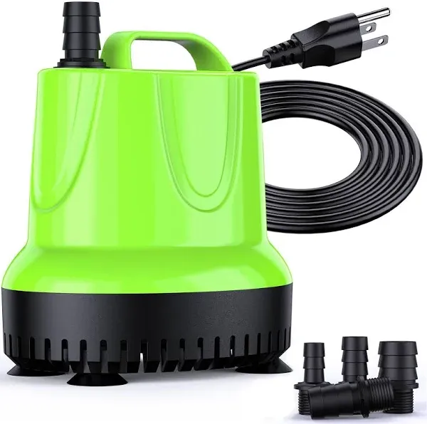 FREESEA Submersible Water Fountain Pump: 660 GPH 40W Small Sump Pump for Outdoor Pond Hydroponic Statuary Waterfall Aquarium Fish Tank