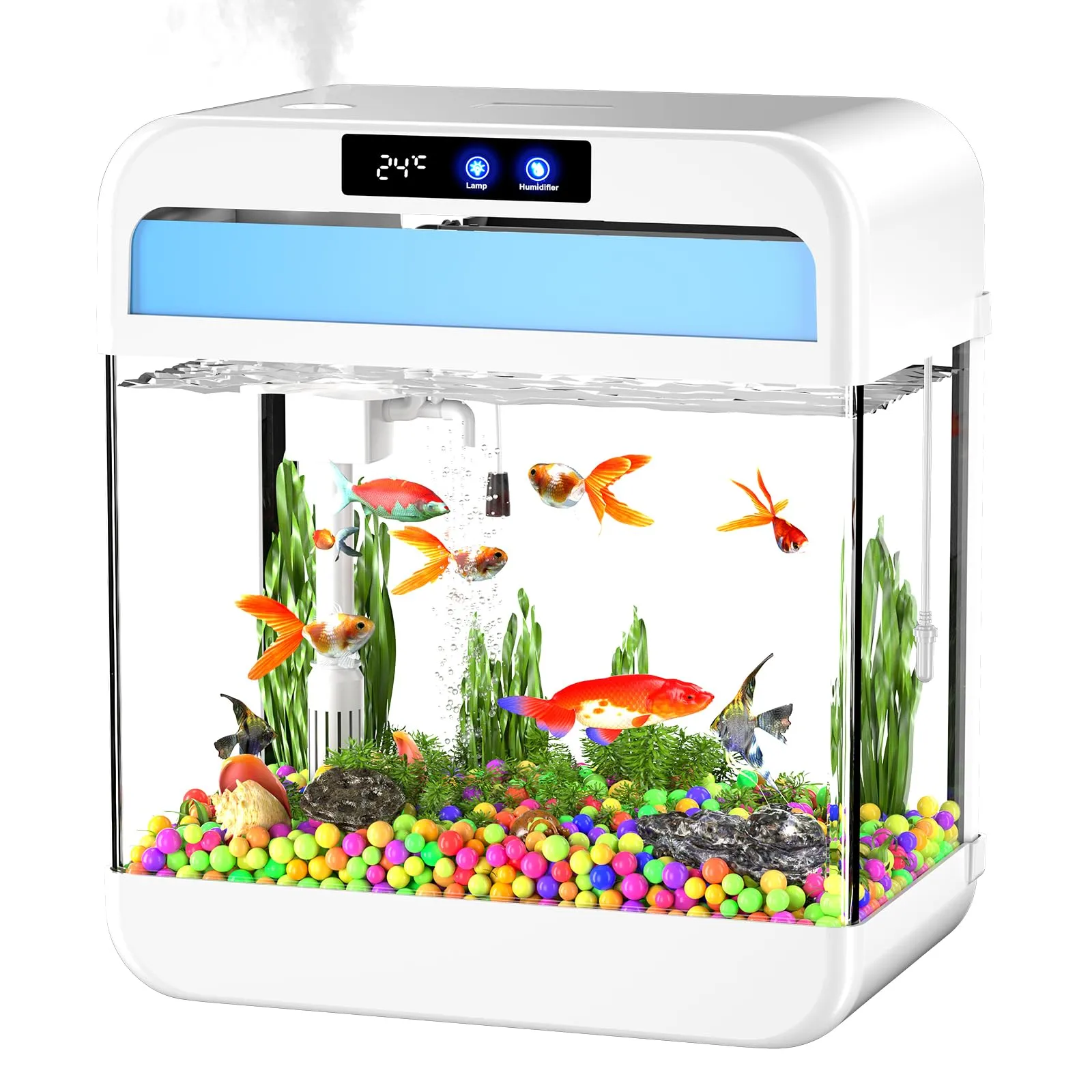 Tucker Murphy Pet 2.2 Gallon Fish Tank Aquarium