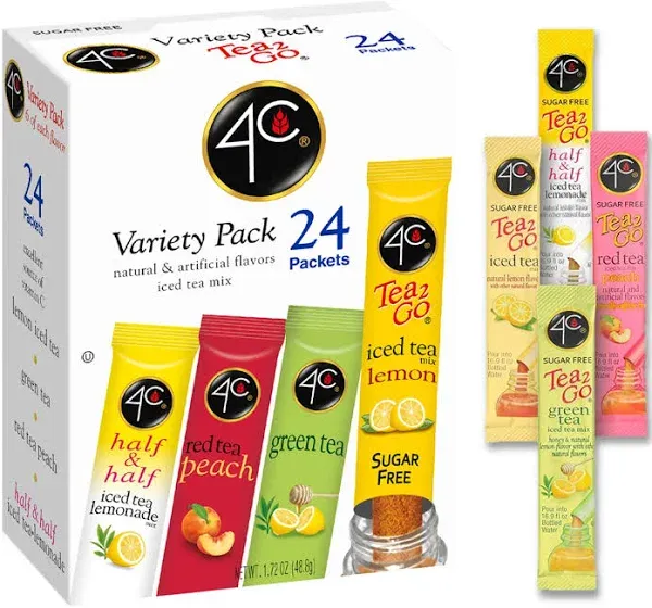 4C Foods Iced Tea Mix Variety Pack