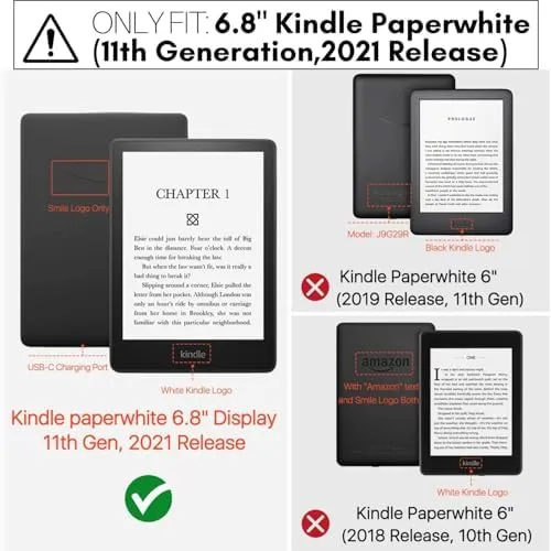 TNP Case Covers for Kindle Paperwhite 11th Generation-2021 / Signature Edition