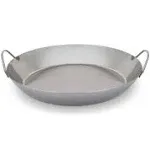 Matfer Bourgeat Black Carbon Steel Paella Pan, 14 1/8"