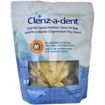 Clenz-a-dent Rawhide Chews for Dogs Medium - 30 Chews