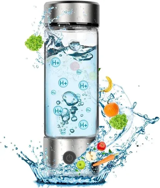 Hydrogen Water Bottle Generator, Portable Rechargeable aquahealth Hydrogen Wa...