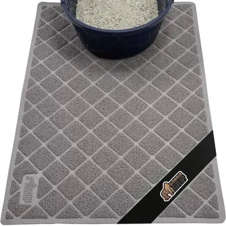 The Original Gorilla Grip Water Resistant Cat Litter Box Trapping Mat