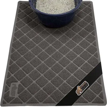 Gorilla Grip Water Resistant Cat Litter Box Trapping Mat