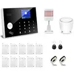 Door/Window...  Wireless Home Security Alarm System WiFi and GSM 17-Piece kit