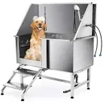 CO-Z 50 Stainless Steel Dog Grooming Bath Tub Kit