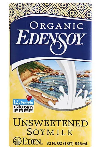 Eden Organic Edensoy Unsweetened Soymilk