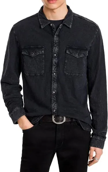 John Varvatos Arvon Western Shirt Size XL