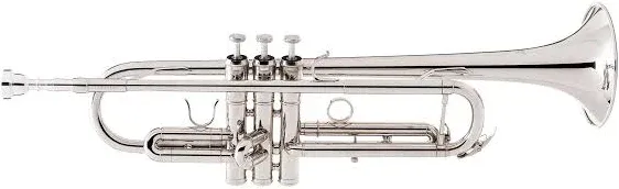 Trumpet Bb Nickel Plated By Zaima With Mouth Piece,Hard Case,Use for All &amp; Gifts