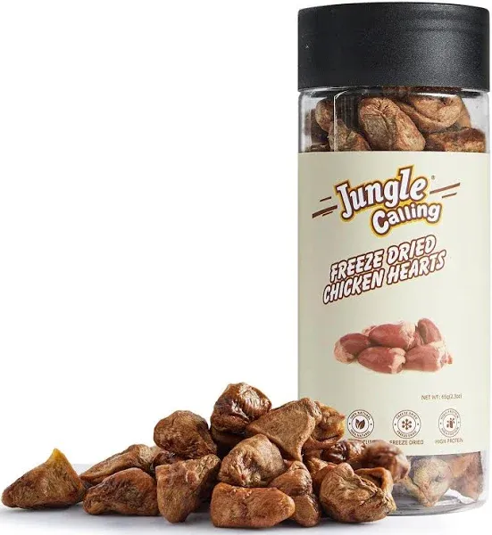 Jungle Calling Freeze Dried Cat Treats and Dog Snacks, Freeze Dried Raw Singl