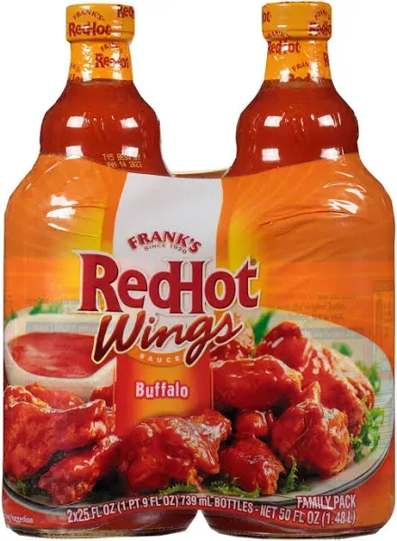 Frank's RedHot Buffalo Wings Sauce, 2 ct./25 oz.