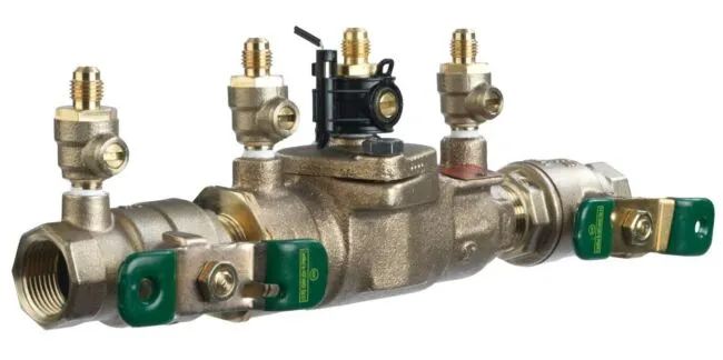 Watts T063232 In Double Check Valve Backflow Preventer Assembly, Quarter Turn Shutoff, Smart Enabled Ready, 1 Inch