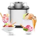 Ice Cream Maker Machine - 2-Qt Soft Serve Ice Cream Machine for Kids w/Ice Cream Scooper - Use as Gelato Maker, Sorbet Maker & Frozen Yogurt Machine - Ice Cream Makers & Ice Cream Machines for Home