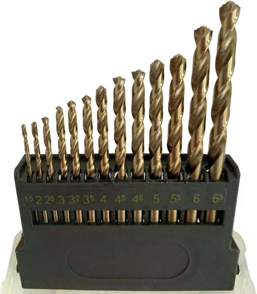 Metric M42 8% Cobalt Twist Drill Bits for Stainless Steel and Hard Metal(1.5m...