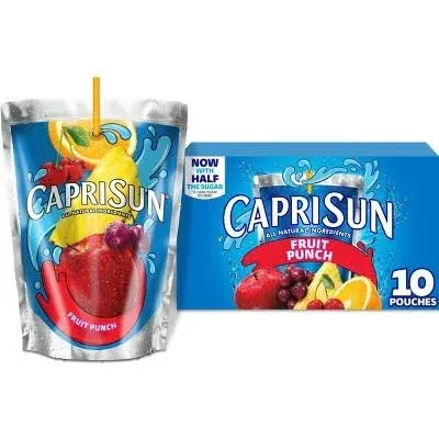 Capri Sun Fruit Punch Drink (10 x 6 fl oz)