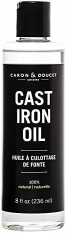 Caron &amp; Doucet Cuisine Cast Iron Oil 100% Natural Paraben Free 8 oz NEW