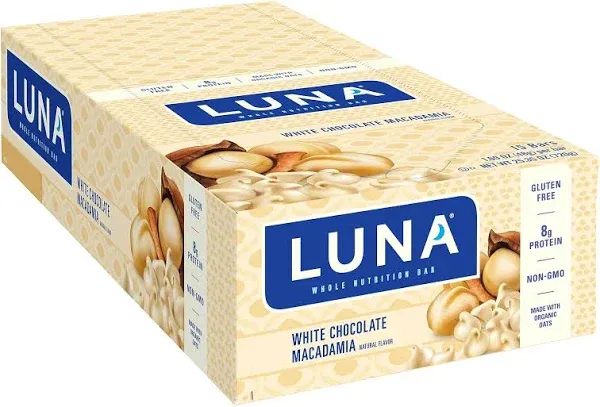 Luna Bar White Chocolate Macadamia