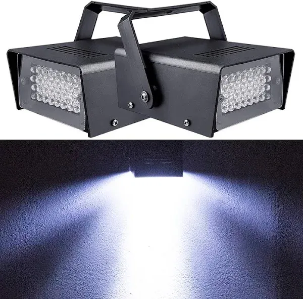 2Pack 32Led Strobe Light Strobes Lights for Halloween Mini Strobe Light Halloween Strobe Lights for Room Strobe Party Light Flashing Lights for Party