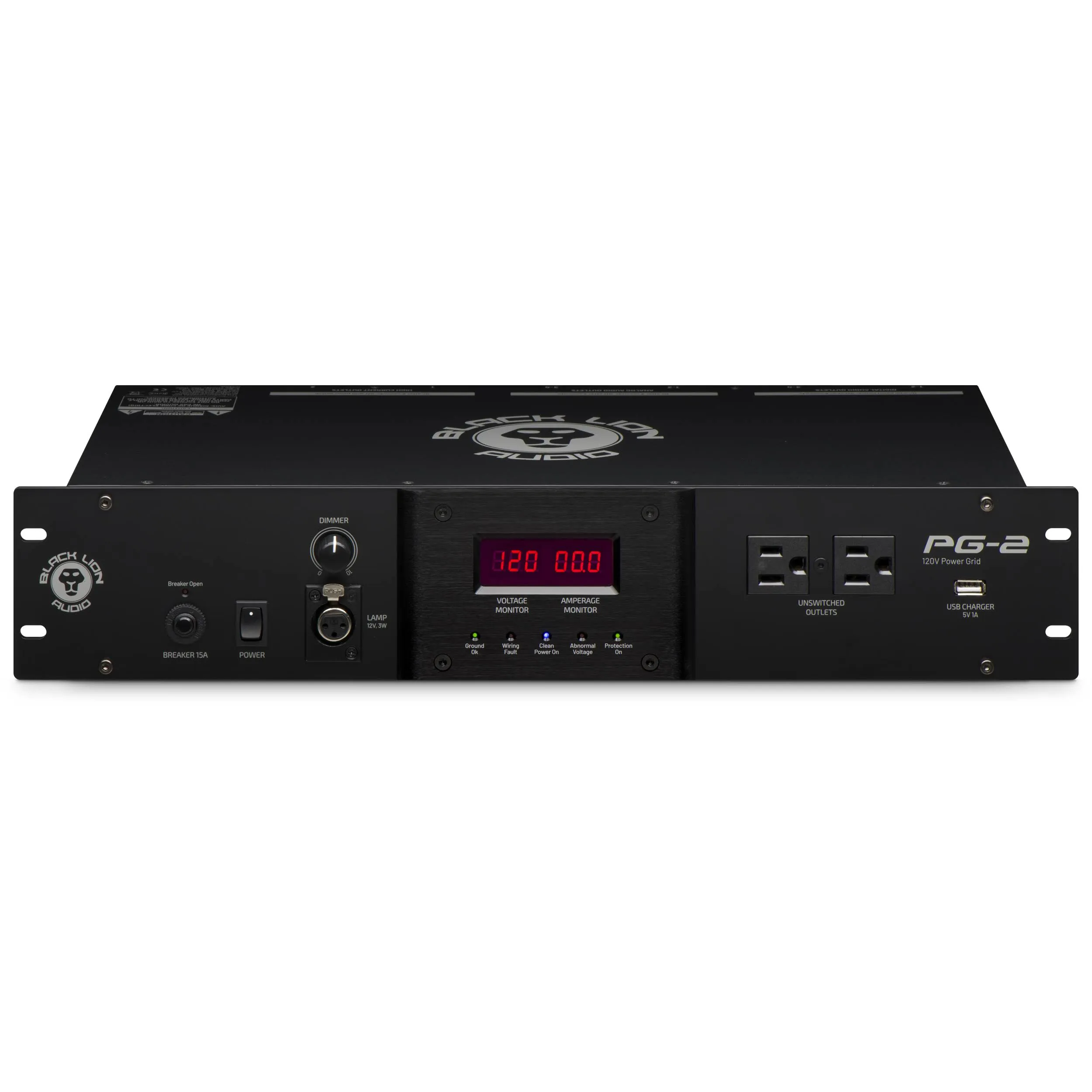 Black Lion Audio PG-2 Studio-Grade Power Conditioner and Surge Protector (2 RU)