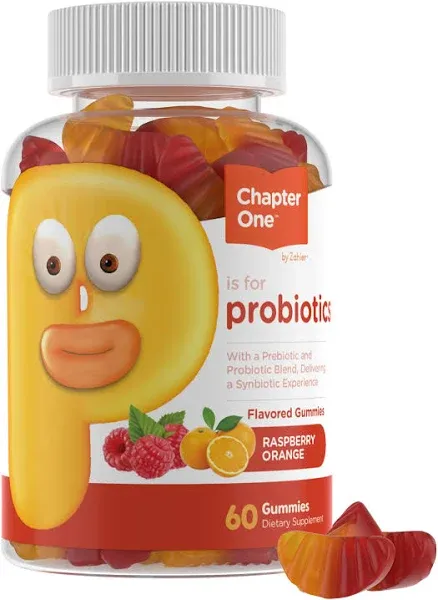 Chapter One Probiotic Raspberry Orange 60 Gummies