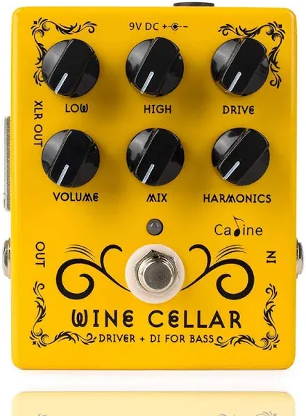 Caline CP-60 Driver+DI For Bass Guitar Effect Pedal Guitar True Bypass Bass Amp