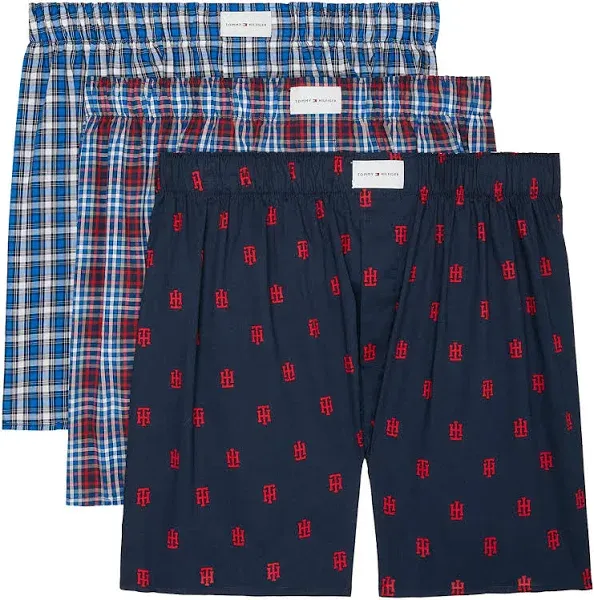 Tommy Hilfiger Men's 3-pack Cotton Classics Woven Boxers