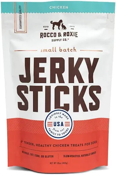 Rocco & Roxie Supply Co. Chicken Jerky Sticks Dog Treats