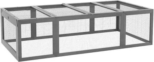 PawHut Large Wooden Rabbit Hutch