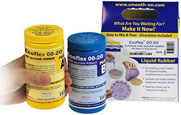 Smooth-On Ecoflex 00-20 Super Soft Silicone Rubber - Pint Unit