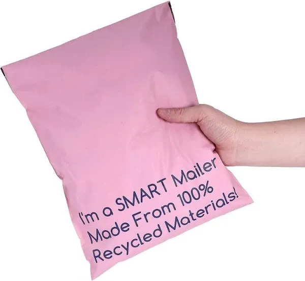 Eco-Friendly Poly Mailers 100% Recycled Sustainable Mailing Shipping