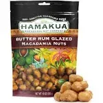 Hamakua Macadamia Nuts, Butter Rum Glazed - 10 oz