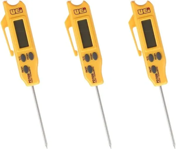 UEi Test Instruments PDT650 Folding Pocket Digital Thermometer,Yellow