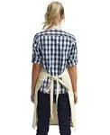 Artisan Collection by Reprime RP137 - Calibre Heavy Cotton Canvas Pocket Apron Natural