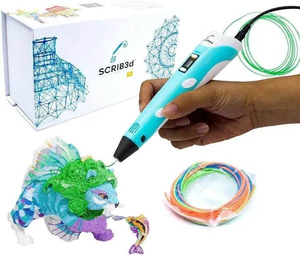 SCRIB3D P1 3D Printing Pen Includes 3D Pen Adapter And Charger