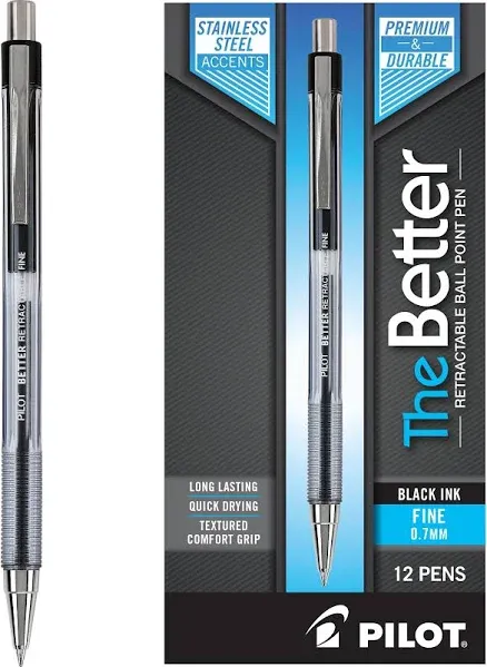 Pilot Better Ballpoint Pen Retractable