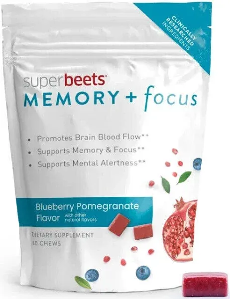 HumanN SuperBeets Memory & Focus Chews