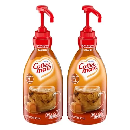 Nestle Caramel Flavored Liquid Creamer Pump Bottle