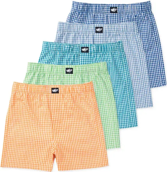 Ryan Boys Woven Boxers (5-Pack)