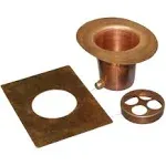  12015 3-Piece Rain Chain Installation Kit Gutter Adapter Set Pure Copper